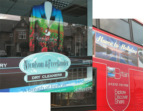 Vinyl & Digital Printing in Epsom, Surrey, South and Central London